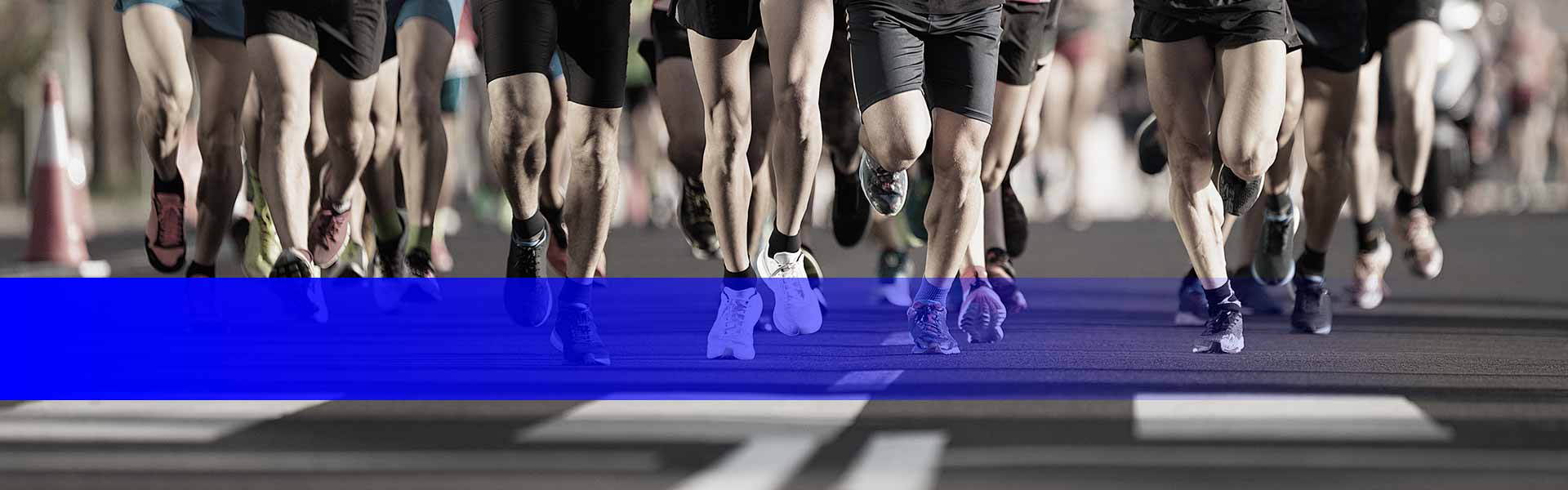 Kategorie Events Sport - Beine bei einem Massenstart