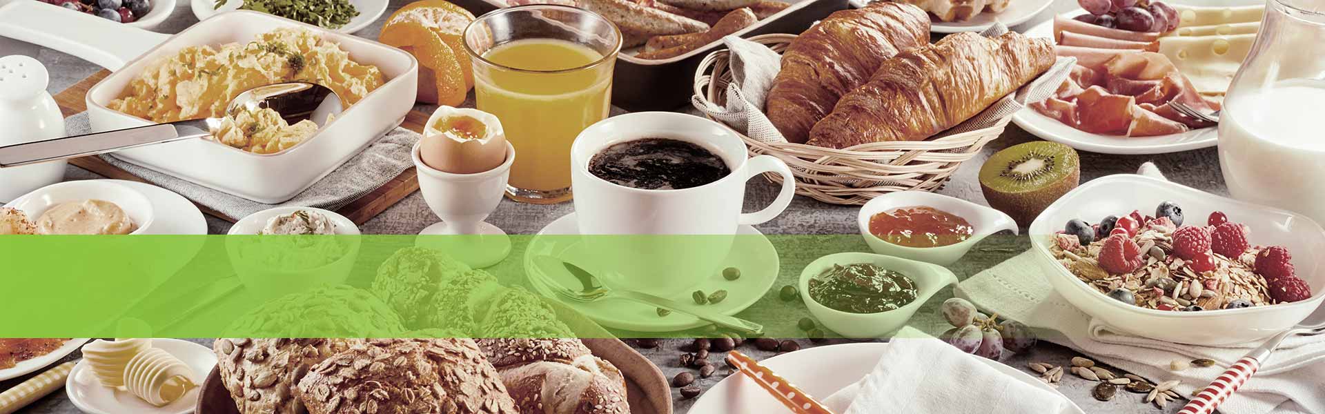 Kategorie Unterkünfte Bed & Breakfast - Gedeckter Frühstückstisch